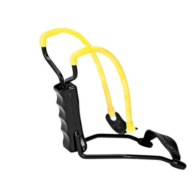Picture of Folding Sli ng shot with Wrist Guard Jungle Hunting Catapult Outdoor Toys Competitive Game (Black)