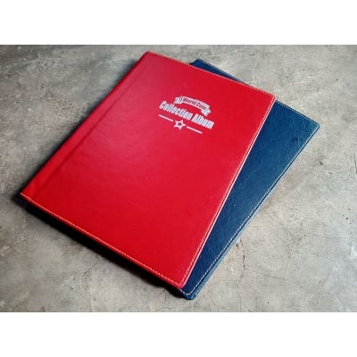 Picture of Coin Album 200 Pockets Coin Books 10 Pages Badges Tokens Caps For Coins (Multicolor) (Red)