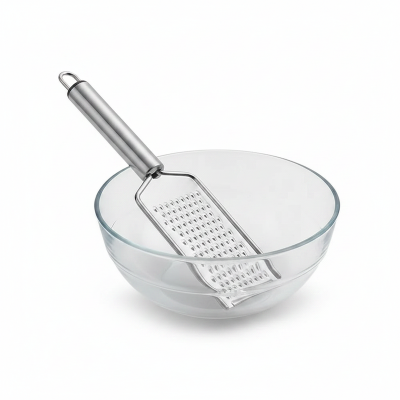 Picture of Stainless Steel Paddle Grater Compact Cheese Grater Lemon Zester Food Shredder Hand Held Kitchen Utensil

 Vegetables peeler slicer Compact And Handy Tool For Grating Vegetables (Silver)