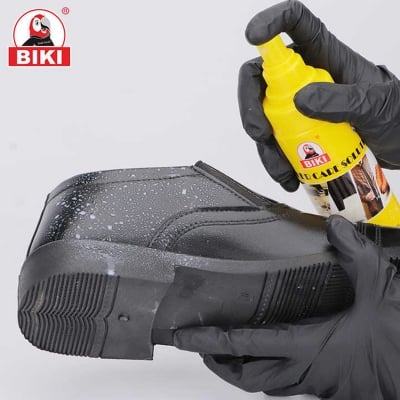 Picture of Leather Protect Nursing 150ml Sponge Spray Kit Leather Protection Solution Shoe Polish (Yellow,Suit Only: 48)