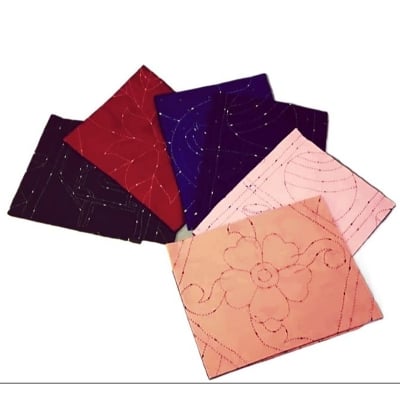 Picture of Combo Pack of 6 Pieces Baby Nokshi Katha - Multicolor (Multicolor,0 - 6 months)