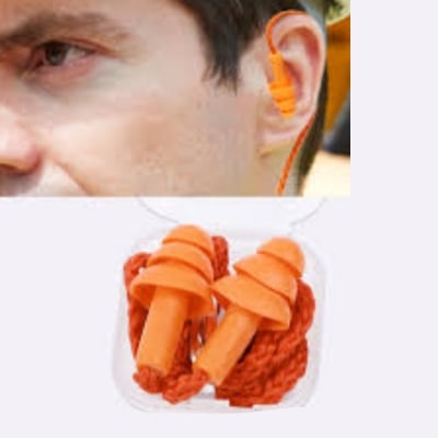 Picture of Silicone Sleeping Spiral Ear Plugs Sound Insulation Ear Protection Earplugs Anti-Noise Plug for Travel Noise Reduction 1 Pair (Multicolor)