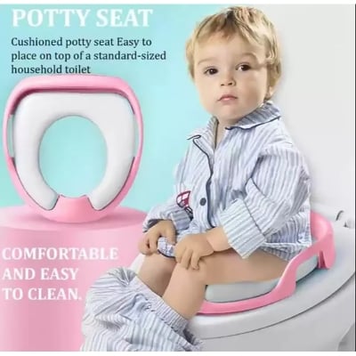 Picture of Baby Toilet seat Safe Soft Training seat Potty Sitting Ring with Handles Bathroom Trainer closestool Cover

multicolor (Multicolor)