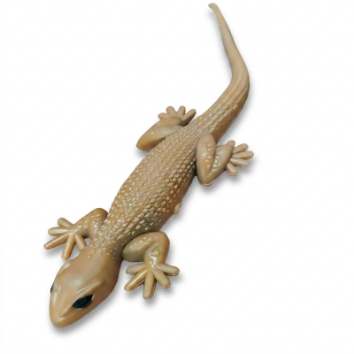 Picture of 1 Pcs Original Lool Lizard Toy Brown Prank Chipkali Toys Real Looking Lizad Toys Fake Lizard House Gecko Rubber Practical Jokes Prank Trick Toys, (Brown)