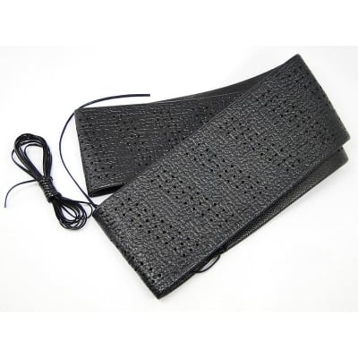 Picture of 1 PCS Steering Wheel Cover  with Cord Yourself -Universal Steering Wheel Cover soft, non-slip and durable PVC Leather 