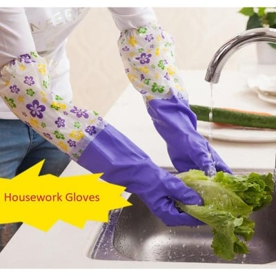 Picture of Long Housework Gloves Waterproof Anti Slip Ready stock - Hand Gloves - Hand Gloves - Hand Gloves (Multicolor)