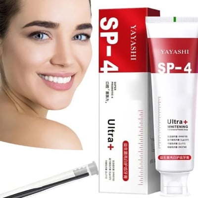 Picture of Sp-4 Toothpaste, SP-4 Brightening & Stain Removing Toothpaste, Teeth Whitener Toothpaste, Natural Tooth Whitener. 