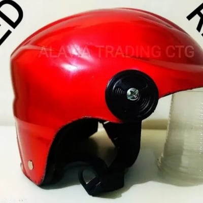 Picture of Open Face Bike Helmet for Men and Women-Red/ (Red)