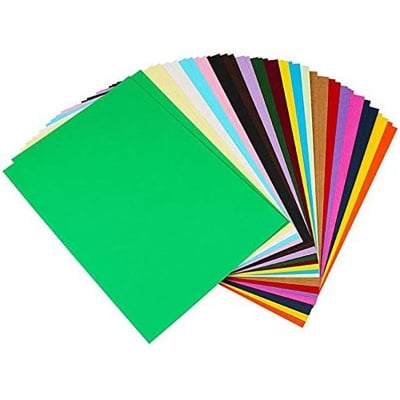 Picture of A4 Size Premium Coloured Paper/Sheets For Art & Craft Projects School Colleges 30 sheet (Multicolor)