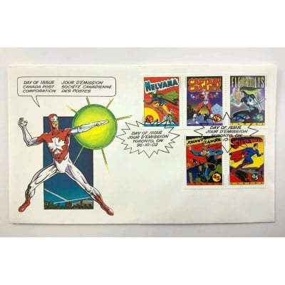 Picture of Canada Comic Series Superheroes Captain Canucks (Multicolor)