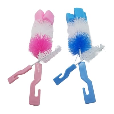 Picture of 1 pcs Bottle Washing Brush Cleaning Brushes to clean Feeding bottle, brewing and tall sports bottles. (Multicolor)