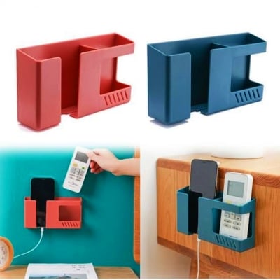Picture of 2 pcs Wall Mounted 2-in-1 Mobile Phone Charging Stand and Multipurpose Storage Holder Bracket

multicolor (Multicolor)