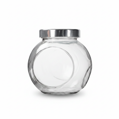 Picture of Spice Jar 1/2 PCS Storage Jars Glass Container 200 ml Spice Jar 1 Pcs (Clear 1 pcs)