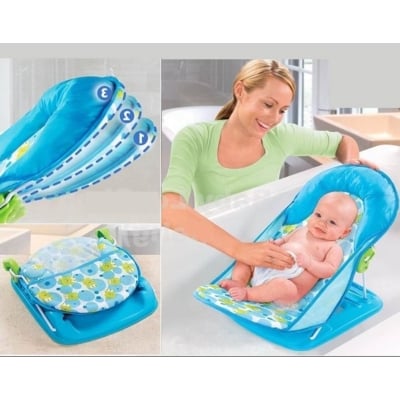 Picture of Foldable Baby Bath Bed,Shower Chair,Baby Bather Chair Baby Protective Gear Safe Multicolor 