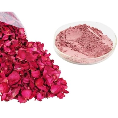 Picture of Natural Dried Rose Powder50 gms Pure Rose Petals Powder for DIY Face Masks Skincare Peel Off | Ayurvedic Skin Care Glow Recipe 