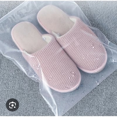 Picture of 5 Pcs Transparent Shoe Storage Bag Dust Proof Moisture-Proof Sealed Bag Travel Zipper Bag Portable Waterproof Shoe Cover Shoe Bag (CLEAR)
