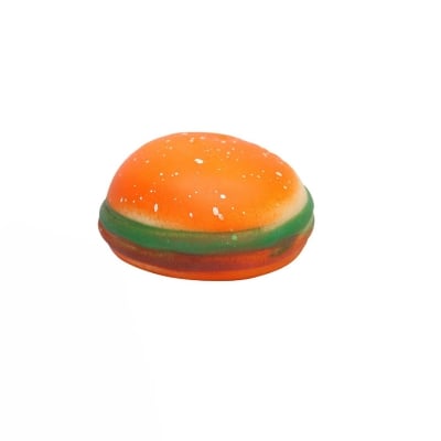 Picture of Food Squishies Toy, 1pcs Simulation Burgers, Sensory Stress Relief Squeeze Toy for Kid and Adults Birthday Collection Soft Squeeze Stress Relief Squishy Toy for Kids - Burger 