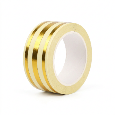 Picture of 1 Pcs Home Decoration Tile Gap Tape 5 miter Self-Adhesive Flooring Wall Seam Sealant Gap Filler Tape Waterproof Sealing Tile Sticker Gold (Gold)