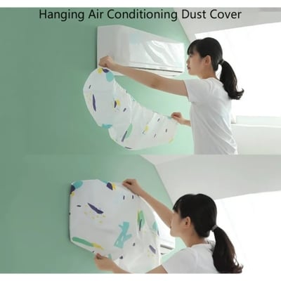 Picture of Adjustable Indoor AC Dust Cover for 1 Ton Units size:95x31x22cm Waterproof Washable Full Coverage Fabric 