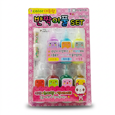 Picture of Best Glitter Glue Multicolor Glitter Glue Set 7 Colour Glitter Tubes Bottle (Multicolor)