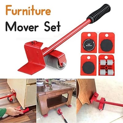 Picture of Furniture Lifter Mover Tool Set Furniture Lifting Tool/Furniture Mover Lifter, Heavy Load Moving Wheels for Furniture Household Furniture Lifter (Multicolor)