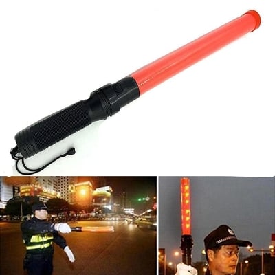 Picture of Safety Light Red Flashing modes Rechargeable with  charger Red blinking (White)