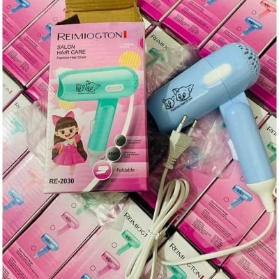 Picture of Mini hair dryer - Mini hairdryer travel size Portable Heavy Duty Electrical Foldable Mini hair dryer 1000 Watt For Kids or Boys or Girls & Men or Women (Multicolor)