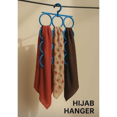Picture of Moving Hijab Hanger Scarf Hanger For Women 12 Hole (Red)