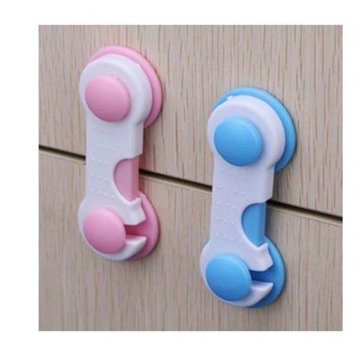Picture of Baby Drawer Lock 1 pcs Child Security multicolor for Cabinet Refrigerator Closet Protect Home Toddler Safety Protector (Multicolor)