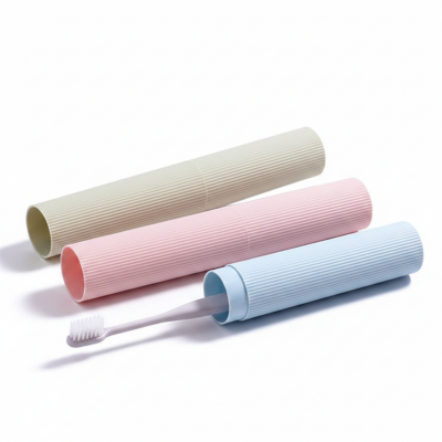 Picture of Portable Toothbrush Cover Case 1/2 PCS Multicolor Travel Oral Care Accessory for Seniors Travel toothbrush case, toothpaste case, toothbrush storage box (1 PCS Multicolor)