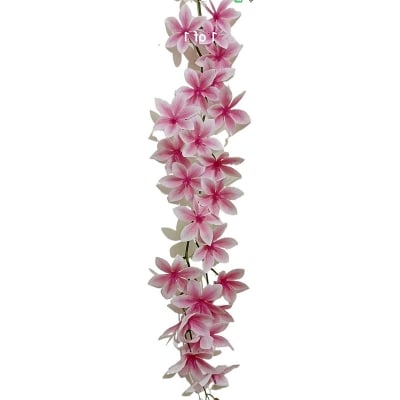 Picture of Wall Hanging Artificial Flowers Hanging Fake Flower  Faux Flowers Garland Leaf Vines Plants Garden Decor 34 inchi (Multicolor)