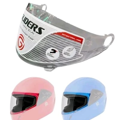 Picture of Gliders Jazz Helmet Clear Visor-White (CLEAR)