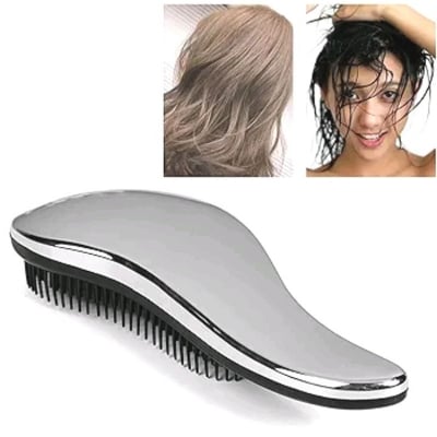 Picture of Marble Anti Static Comb Plastic Mini Massage Hair Brushes Detangle Shower Massage Hairbrush Combs Women Salon Hair Styling 