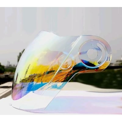 Picture of Steelbird SBA-2 Helmet Visor Compatible for All SBA-2 l Helmets (Night Vision Gold Visor) (CLEAR)