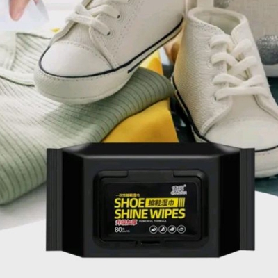Picture of Shoes Cleaning Wet Wipes Shoe Cleaner Sneaker Cleaner Shoe Wipes Sneaker Wet Tissue Shoes Cleaning Solution (White,UK:4)