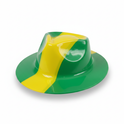 Picture of 2 pcs BRAZIL FOOTBALL FANS SUPPORTERS Cowboy CAP [[ Cowboy cap[[ UNISEX FREE SIZE - Cap For Men - Cap (Multicolor,free size)