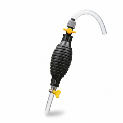 Picture of Fuel Transfer Siphon Pump, Liquid Transfer Pump, Hand Pump, Petrol Pump, Siphon Pump Kit, Hand Fuel Transfer Pump PVC Siphon Hose for Car, Petrol, Fuel, Gas, Petrol 