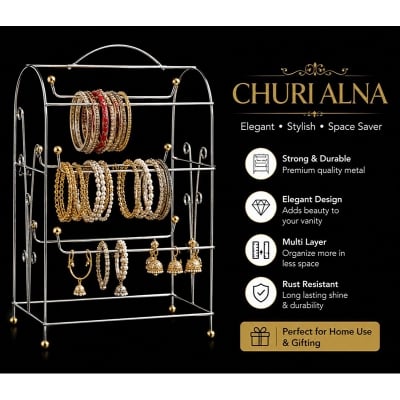 Picture of Churi Alna / Jewelry Organizer Stand (Silver)