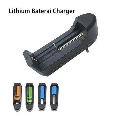 Picture of 3.7 Volt Universal Battery Charger for Single Slot, AC 220 Volt Fast Charging Power Accessory 