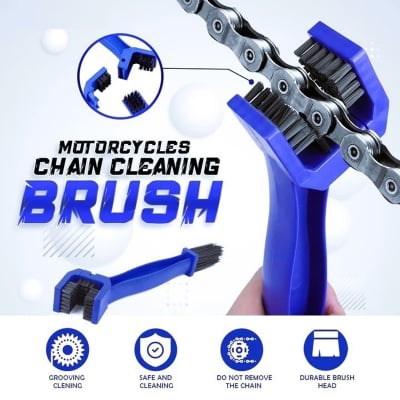 Picture of Motorcycle Chain Clean Brush, Bicycle Chain Cleaning Brush, Bike Chain Cleaning Brush 