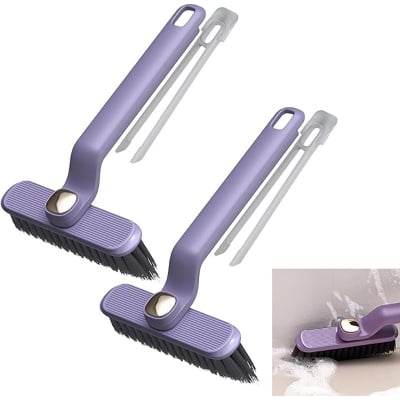 Picture of 1PCS Multi-Function Rotating Crevice Cleaning Brush, 360°Rotating Bathroom Cleaner Brush, Hard Gap Cleaning Brush for Window Bathroom Kitchen (Multicolor)