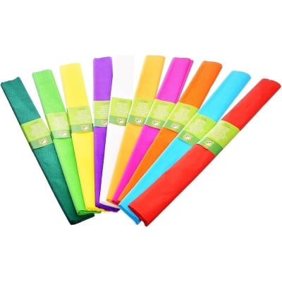 Picture of 10 Different Color Craft Tissue Paper (20 wide x 80 long Inches) Pack Of 10 (Not Applicable)