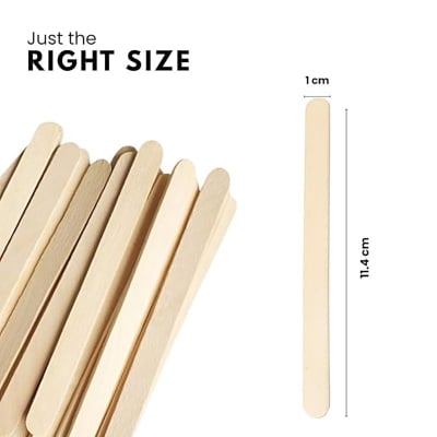 Picture of Wooden Ice Cream Sticks (Pack of 50) (Brown)