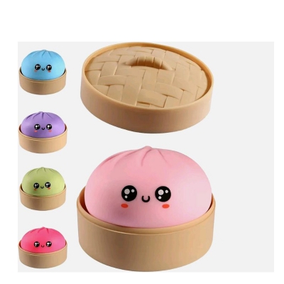 Picture of Dumpling Squishy, Dumpling Squishy , Cute Big Squishy Dumpling Stress Ball Fidget Sensory Toy for Adults Anxiety Relief, Novelty Squeeze Ball for Office Desk 
