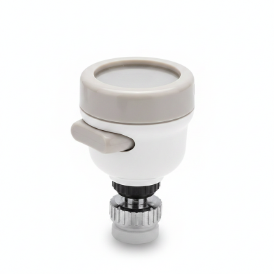 Picture of 360 Degree Rotary Swivel Faucet Nozzle Anti-splash Water Filter Adapter Shower Head Bubbler Saver Tap for Bathroom Kitchen Tools- Bathroom Fittings (White)