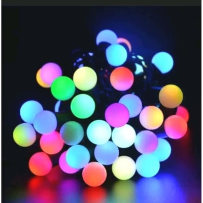 Picture of 20 LED Decorative Ball String Lights, Ball Hanging Fairy Christmas Lights for Home Decoration (Multicolor)