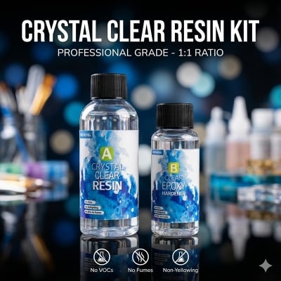 Picture of Crystal Clear Resin 3:1 (100ml) (CLEAR)
