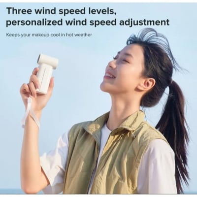 Picture of fan usbPortable Handheld Hair Dryer,USB Rechargeable Portable Blow Dryer Cordless,100000Rpm Duster,Power Electric Air Blower, for Yard Patio Car Lawn Cleaning (Multicolor)
