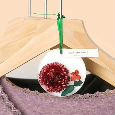 Picture of Scented Sachets Wardrobe Flower Fragrance, Hanging Scent Bag Wardrobe Air Freshener, Wardrobe Scented Wax Tablets for Wardrobe Drawers and Cupboards Room Fragrance (Multicolor)