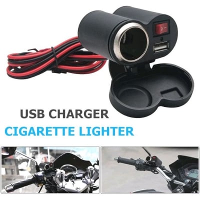 Picture of motor bike Waterproof  Lighter USB mobile Charger 